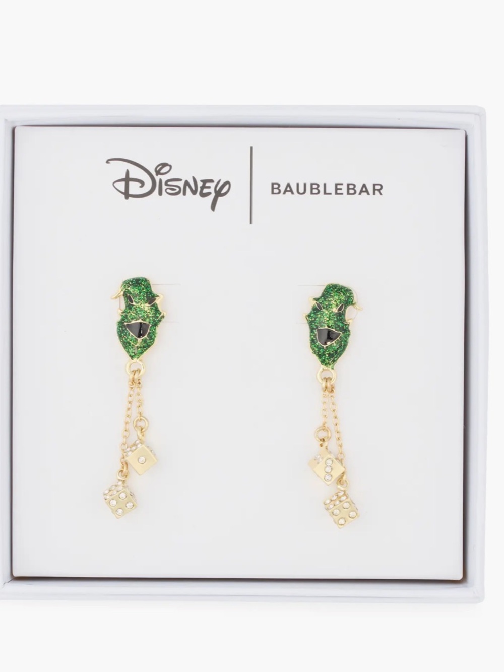 Disney X BaubleBar Oogie Boogie Earrings from The Nightmare Before Christmas